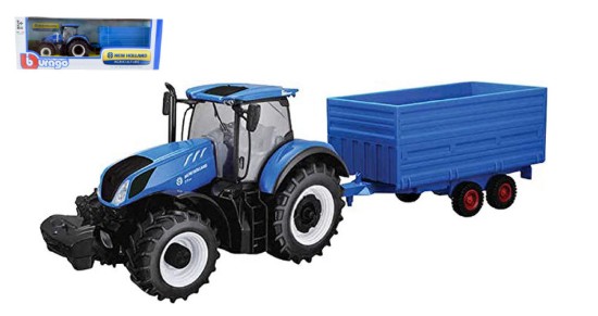 Immagine di NEW HOLLAND T7HD TRACTOR + TRAILER 1:32