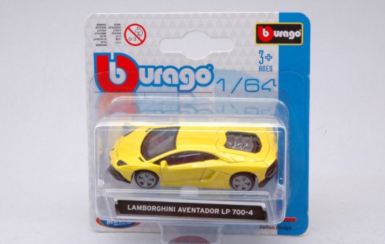 Immagine di LAMBORGHINI AVENTADOR 50mo ANNIV.VERSION YELLOW 1:64