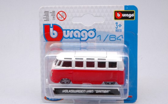 Immagine di VW T1 SAMBA VAN RED/WHITE 1:64