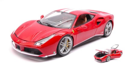 Immagine di FERRARI 488 GTB "THE SCHUMACHER" 70th ANNIVERSARY 1:18