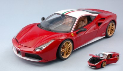 Immagine di FERRARI 488 GTB 70th "THE LAUDA" 1:18