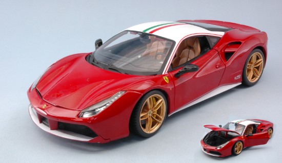 Immagine di FERRARI 488 GTB 70th "THE LAUDA" 1:18