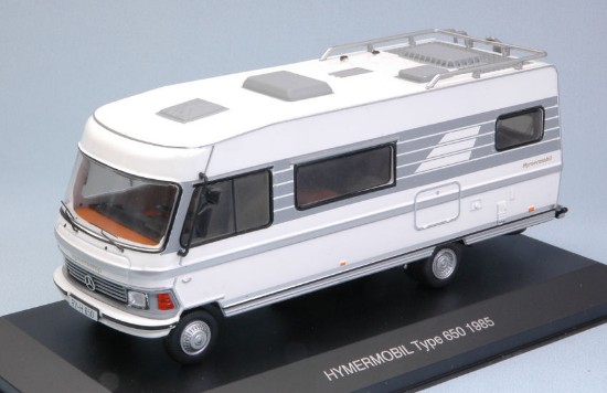 Immagine di HYMER MOBIL TYPE 650 CAMPER 1985 WHITE/GREY 1:43

