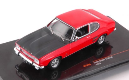 Immagine di FORD CAPRI MKI 1700 GT 1970 RED/BLACK 1:43