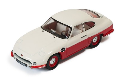Immagine di PANHARD DB HBR5 1957 BEIGE AND RED CLOSED LIGHTS 1:43