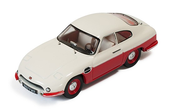 Immagine di PANHARD DB HBR5 1957 BEIGE AND RED CLOSED LIGHTS 1:43