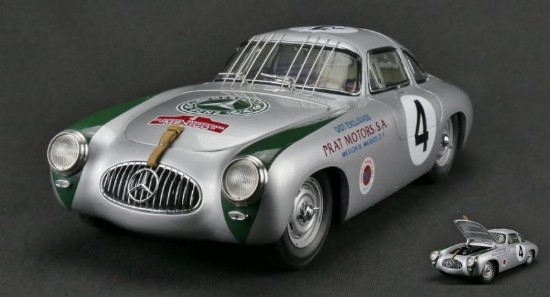 Immagine di MERCEDES 300 SL N.4 WINNER C.PANAMERICANA 1952 K.KLING-H.KLENK 1:18