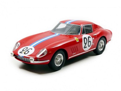 Immagine di FERRARI 275 GTB N.26 DNF LM 1966 G.BISCALDI -PRINCE M.DE BOURBON 1:18