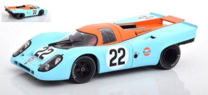 Immagine di PORSCHE 917 K GULF N.22 ACCIDENT LM 1970 D.HOBBS-M.HAILWOOD 1:18