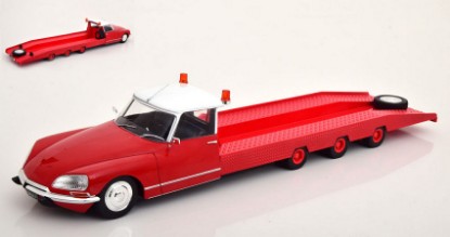 Immagine di CITROEN DS TISSIER PLATEAU PORTE AUTO RED 1:18