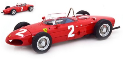 Immagine di FERRARI 156 F1 SHARKNOSE PHIL HILL N.2 ITALY GP WORLD CHAMPION 1:18