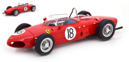 Immagine di FERRARI 156 F1 SHARKNOSE RICHIE GINTHER 1961 N.18 FRANCE GP 1:18