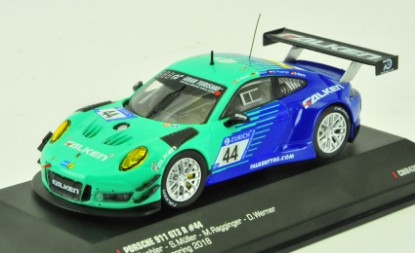 Immagine di PORSCHE 911 GT3 R N.44 24 H NURBURGRING 2018 BACHLER-MULLER-WERNER 1:43