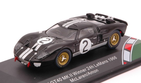 Immagine di FORD GT40 MKII N.2 WINNER LM 1966 B.MC LAREN-C.AMON 1:43
