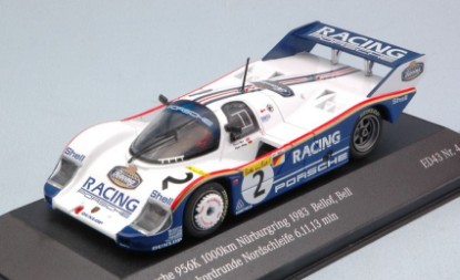 Immagine di PORSCHE 956 K N.2 ACCIDENT 1000 KM NURBURGRING 1983 S.BELLOF-D.BELL 1:43