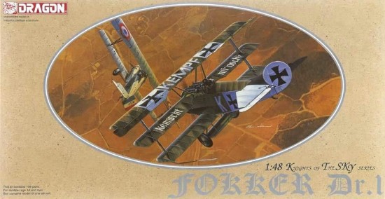 Immagine di FOKKER DR I  "RED BARON" KIT 1:48
