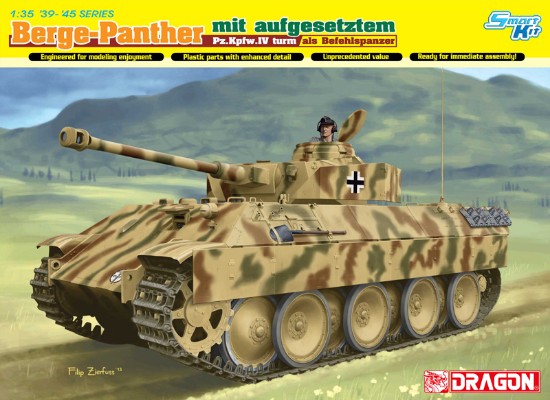Immagine di BERGE PANTHER MIT.PZ KPFW.IV TURM KIT 1:35