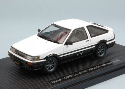 Immagine di TOYOTA COROLLA LEVIN 1600 GTV 1983 WHITE 1:43
