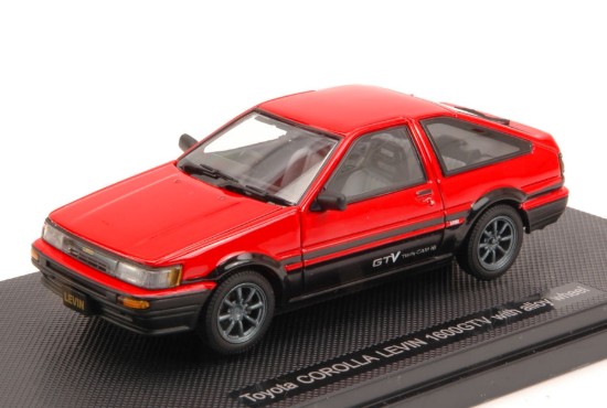 Immagine di TOYOTA COROLLA LEVIN 1600 GTV 1983 RED 1:43