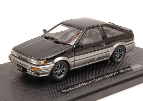 Immagine di TOYOTA COROLLA LEVIN 1600 GTV 1983 BLACK 1:43