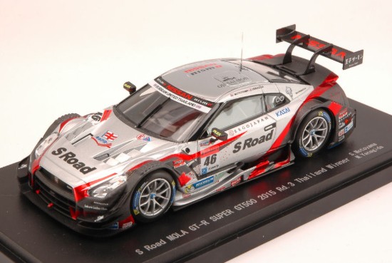 Immagine di NISSAN GT-R N.46 WINNER THAILAND 2015 SUPER GT500 MOTOYAMA-YANAGIDA 1:43