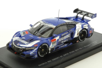 Immagine di HONDA NSX N.100 2nd OKAYAMA SUPER GT500 2015 N.YAMAMOTO-T.IZAWA 1:43