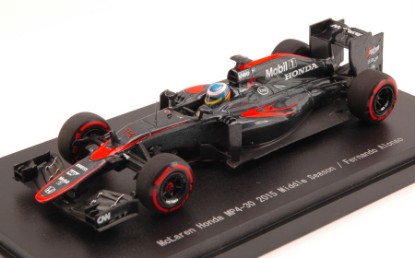 Immagine di MC LAREN HONDA MP4-30 F.ALONSO 2015 N.14 MIDDLE SEASON VERSION 1:43