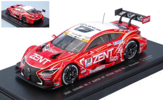 Immagine di LEXUS RC F N.38 6th OKAYAMA SUPER GT500 2016 Y.TACHIKAWA-H.ISHIURA 1:43