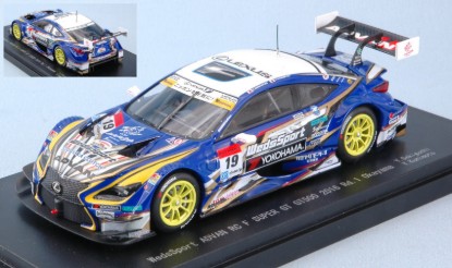 Immagine di LEXUS RC F N.19 9th OKAYAMA SUPER GT500 2016 Y.SEKIGUCHI-Y.KUNIMOTO 1:43
