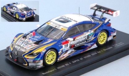 Immagine di LEXUS RC F N.19 9th OKAYAMA SUPER GT500 2016 Y.SEKIGUCHI-Y.KUNIMOTO 1:43