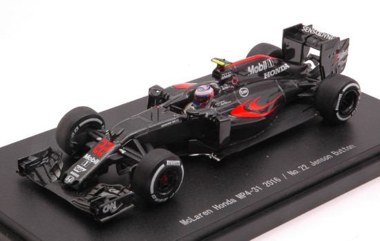 Immagine di MC LAREN HONDA MP4-31 JENSON BUTTON 2016 N.22 1:43
