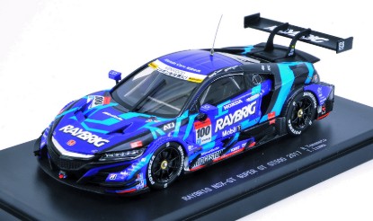 Immagine di HONDA NSX-GT N.100 3rd SUZUKA SUPER GT500 2017 N.YAMAMOTO-T.IZAWA 1:43