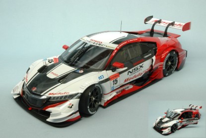 Immagine di HONDA NSX N.15 6th OKAYAMA SUPER GT500 2015 T.KOGURE-O.TURVEY 1:18