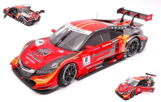 Immagine di HONDA NSX N.8 4th SUPER GT500 OKAYAMA 2015 K.MATSUURA-T.NOJIRI 1:18