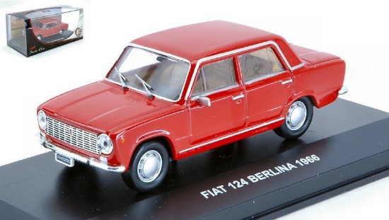Immagine di FIAT 124 BERLINA 1966 RED 1:43