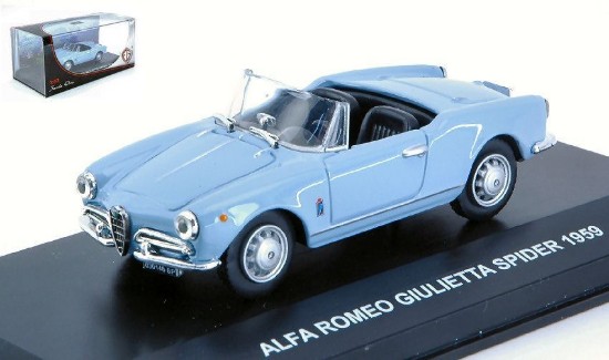 Immagine di ALFA ROMEO GIULIETTA SPIDER 1959 LIGHT BLUE 1:43