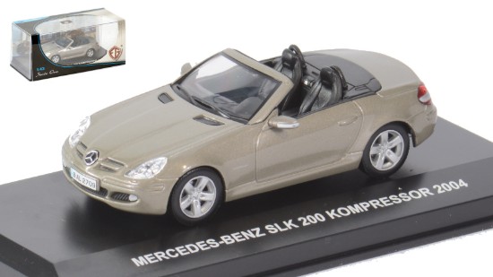 Immagine di MERCEDES SLK 200 KOMPRESSOR SILVERGOLD 1:43