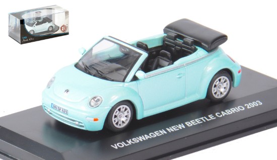 Immagine di VW NEW BEETLE CABRIO 2003 ACQUAMARINE 1:43