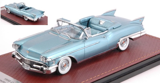 Immagine di CADILLAC ELDORADO BIARRITZ 1958 OPEN ROOF LIGHT BLUE MET.LIM.299 1:43