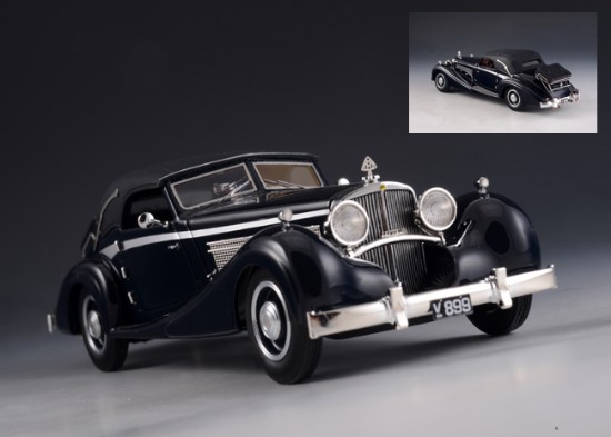 Immagine di MAYBACH ZEPPELIN DS8 CABRIOLET WAGNER-SPOHN CLOSED TOP 1933 BLACK 1:43