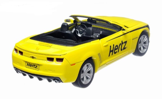 Immagine di CHEVROLET CAMARO SS CONVERTIBLE 2012 HERTZ RENT-A-CAR YELLOW 1:24