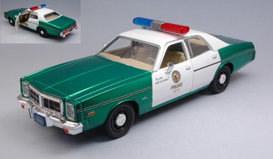 Immagine di DODGE MONACO METROPOLITAN POLICE THE TERMINATOR 1984 GREEN VERS.1:24