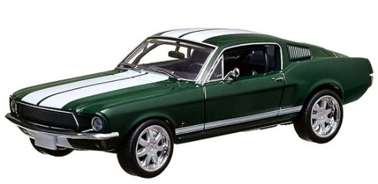 Immagine di FORD MUSTANG 1967 FAST & FURIOUS GREEN/WHITE 1:43