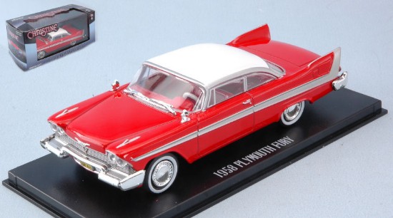 Immagine di PLYMOUTH FURY "CHRISTINE LA MACCHINA INFERNALE" 1958 RED/WHITE 1:43