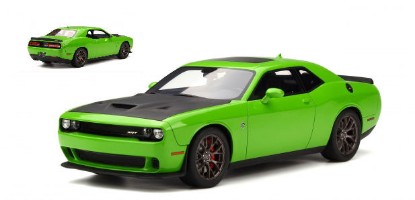 Immagine di DODGE CHALLENGER HELLCAT SRT 2016 GREEN 1:18