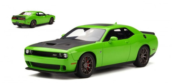 Immagine di DODGE CHALLENGER HELLCAT SRT 2016 GREEN 1:18