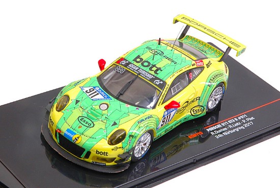 Immagine di PORSCHE 911 GT3 R N.911 24 H NURBURGR.2017 DUMAS-LIETZ-PILET-MAKOW.1:43