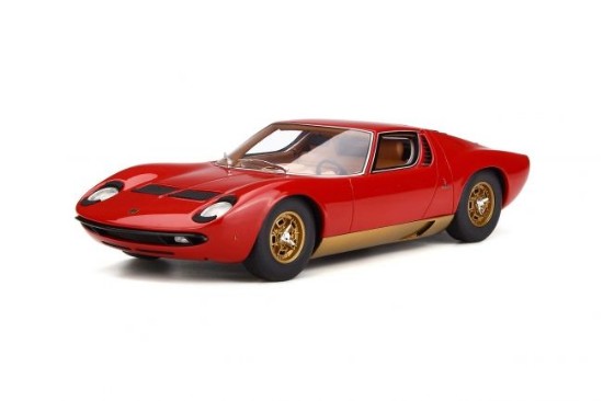 Immagine di LAMBORGHINI MIURA P400S CORSA RED 1:18