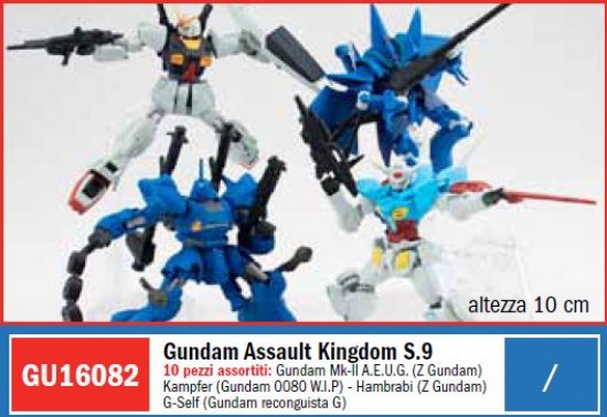Immagine di DISPLAY ASS.GUNDAM KINGDOM S.9 cm 10 Pz.10