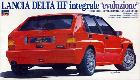 Immagine di LANCIA DELTA HF INTEGRALE EVOLUZIONE KIT 1:24